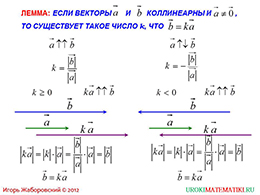 Презентация "Разложение вектора по двум неколлинеарным векторам"